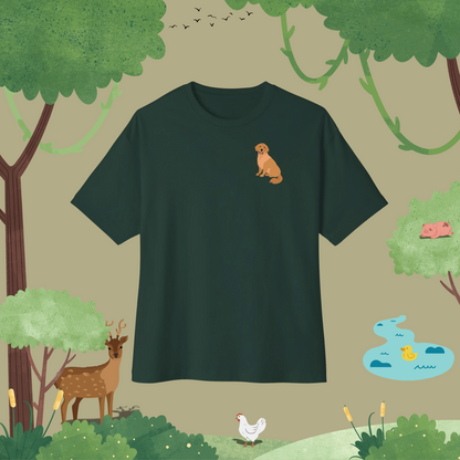 Human's Best Friend: Dog. Oversized T-Shirt (logo style)