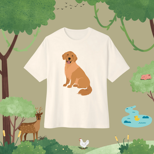 Human's Best Friend: Dog. Oversized T-Shirt (full style)