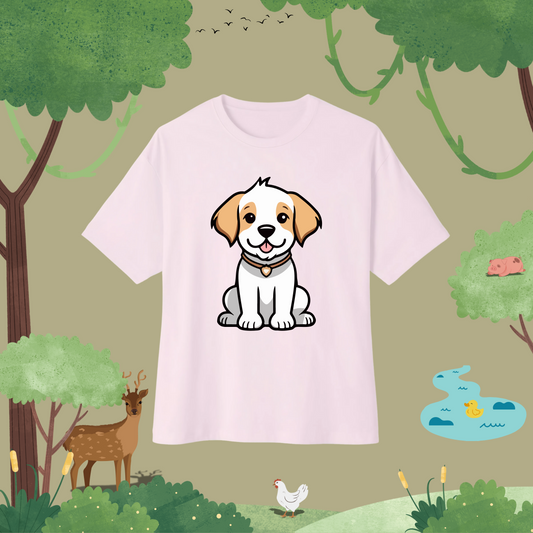 Cute Puppy. Oversized T-Shirt (full style)