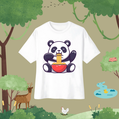 Ramen Fuel: Panda Power. Oversized T-Shirt (full style)