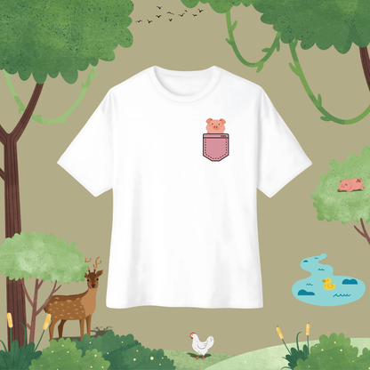 Clean Pig. Oversized T-Shirt (pocket style)